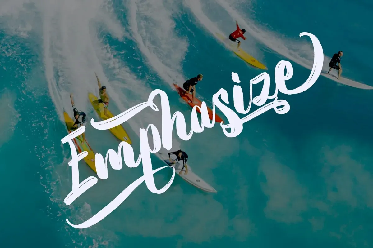 Emphasize Font