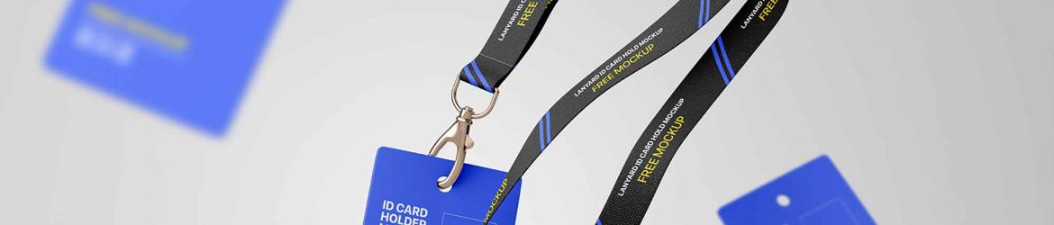Employee ID Card Holder Mockup (PSD)
