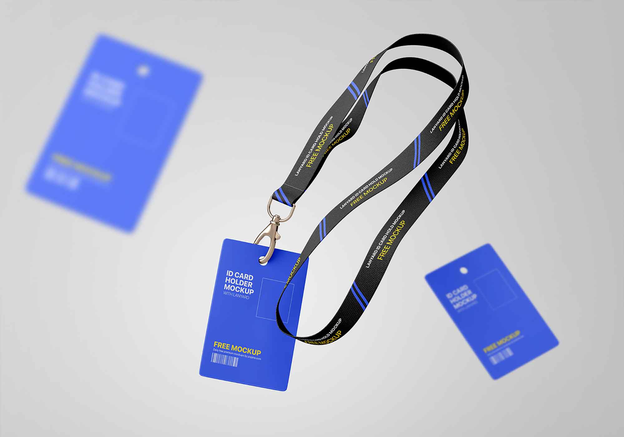 Employee ID Card Holder Mockup (PSD)