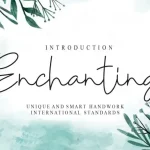Enchanting Handwritten Font