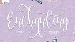 Enchanting Script Font › Fontesk