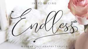 Endless Script Font › Fontesk