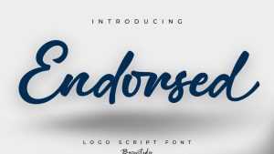 Endorsed Font › Fontesk