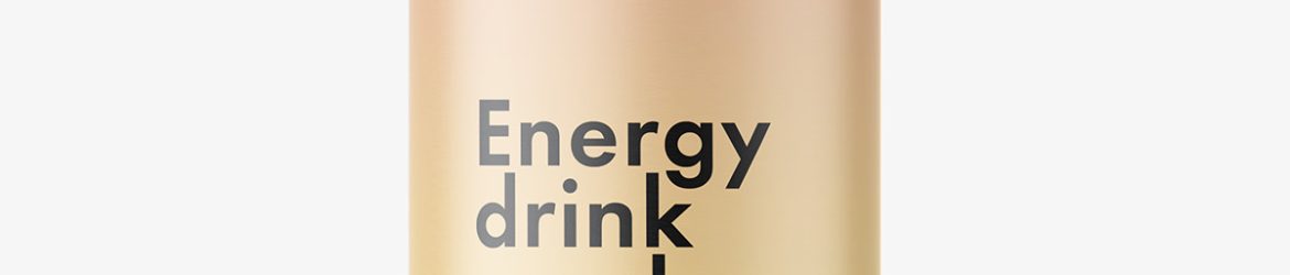 Energy drink can mockup / matt