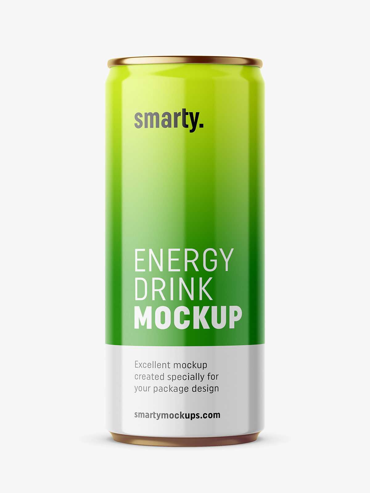 Energy drink mockup