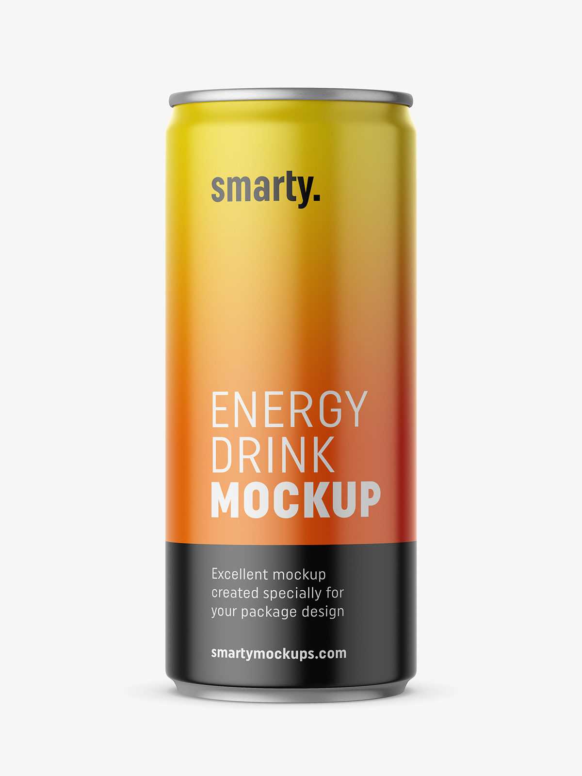 Energy drink mockup