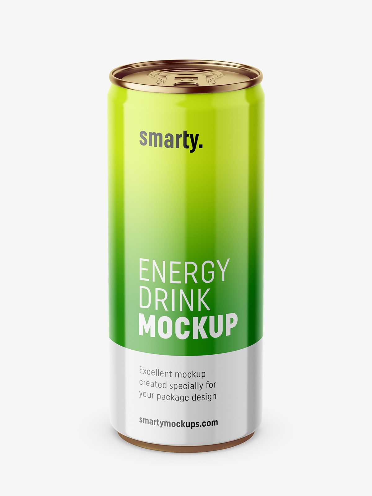Energy drink mockup