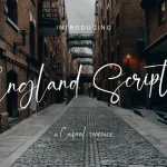 England Script Font
