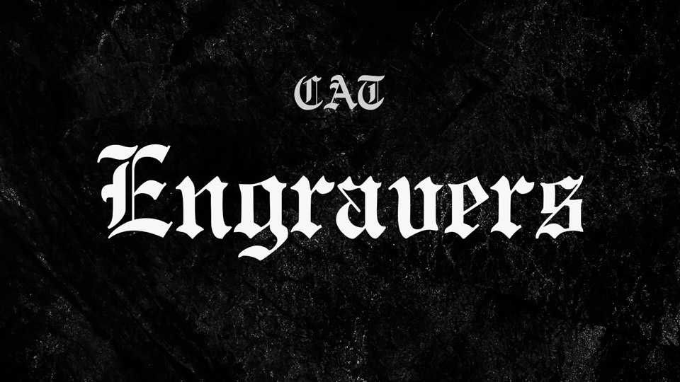 Engravers Font › Fontesk