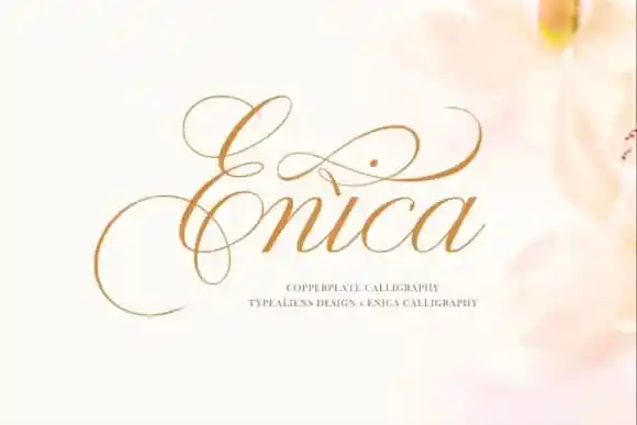 Enica Calligraphy Font
