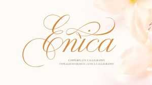 Enica Script Font › Fontesk