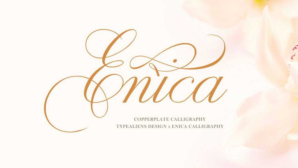 Enica Script Font › Fontesk