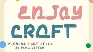 Enjoy Craft Font › Fontesk