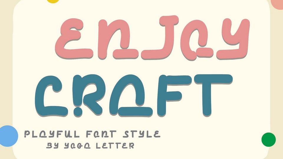 Enjoy Craft Font › Fontesk