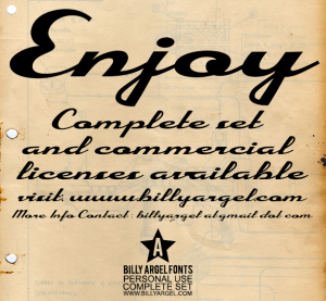 Enjoy Font