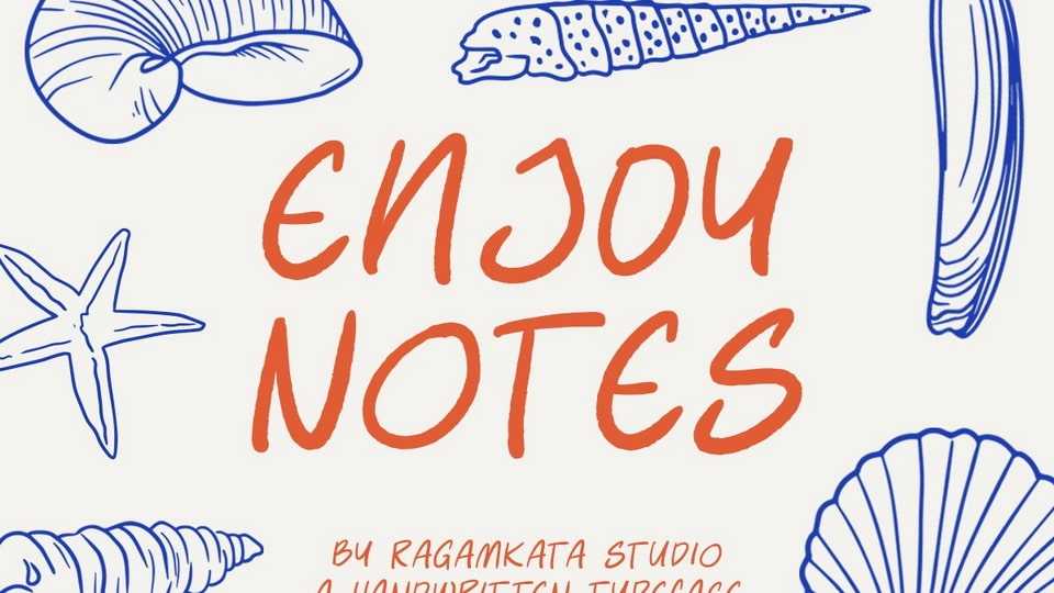Enjoy Notes Font › Fontesk