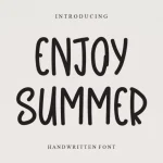 Enjoy Summer Font