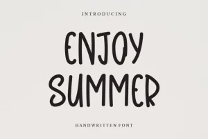 Enjoy Summer Font