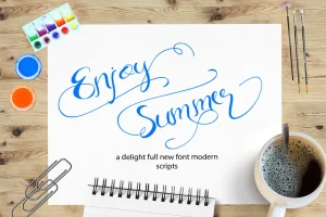 Enjoy Summer Script Font