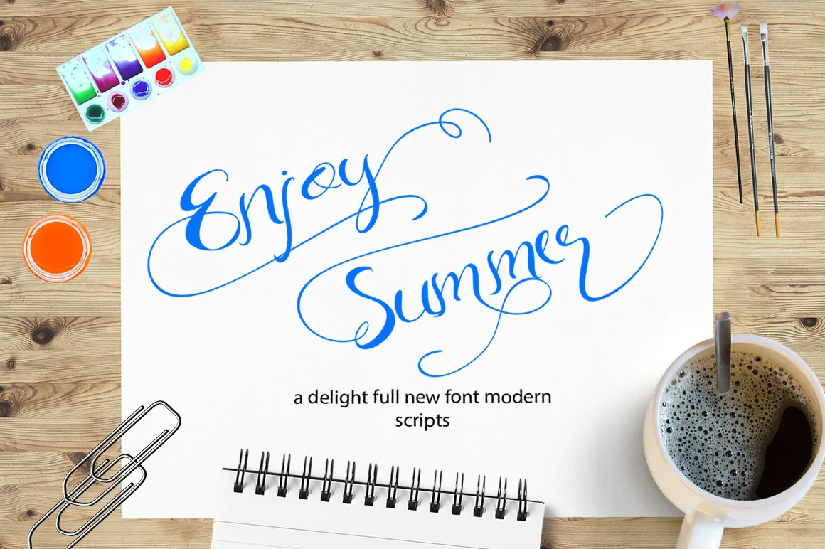 Enjoy Summer Script Font