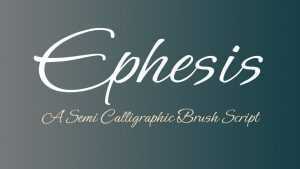 Ephesis Font › Fontesk