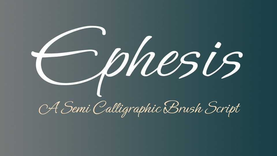 Ephesis Font › Fontesk