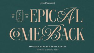 Epical Comeback Font › Fontesk
