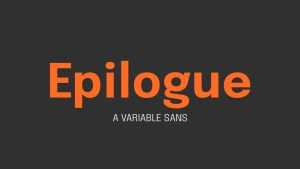 Epilogue Font Family › Fontesk