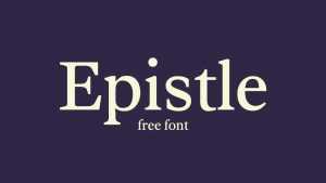 Epistle Font › Fontesk