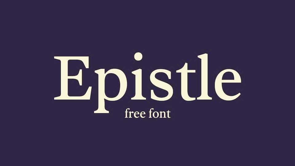Epistle Font › Fontesk
