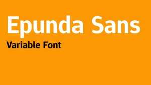 Epunda Sans Font Family › Fontesk