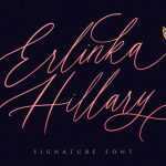 Erlinka Hillary Script Font › Fontesk