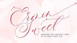 Ermin Sweet Font › Fontesk