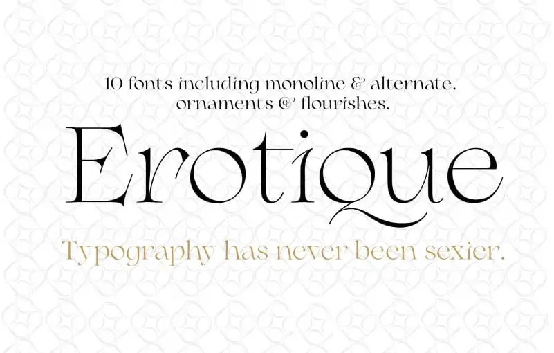 Erotique Serif Font Family