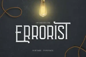 Errorist - Vintage Typeface