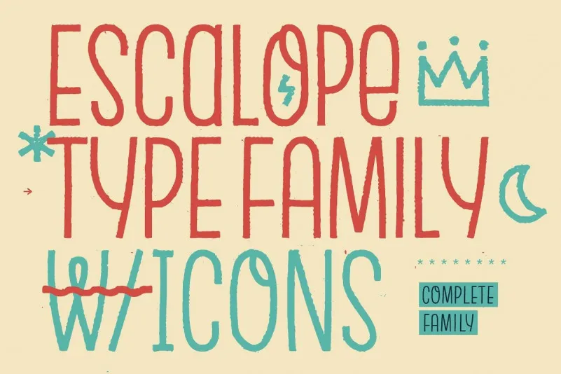 Escalope Font Family