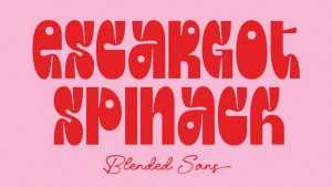 Escargot Spinach Font › Fontesk