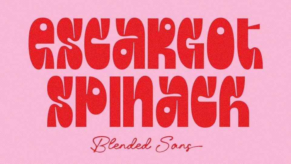 Escargot Spinach Font › Fontesk
