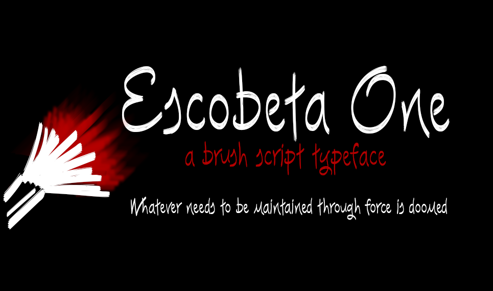 Escobeta One -Brush Script