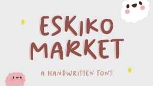 Eskiko Market Handwritten Font › Fontesk