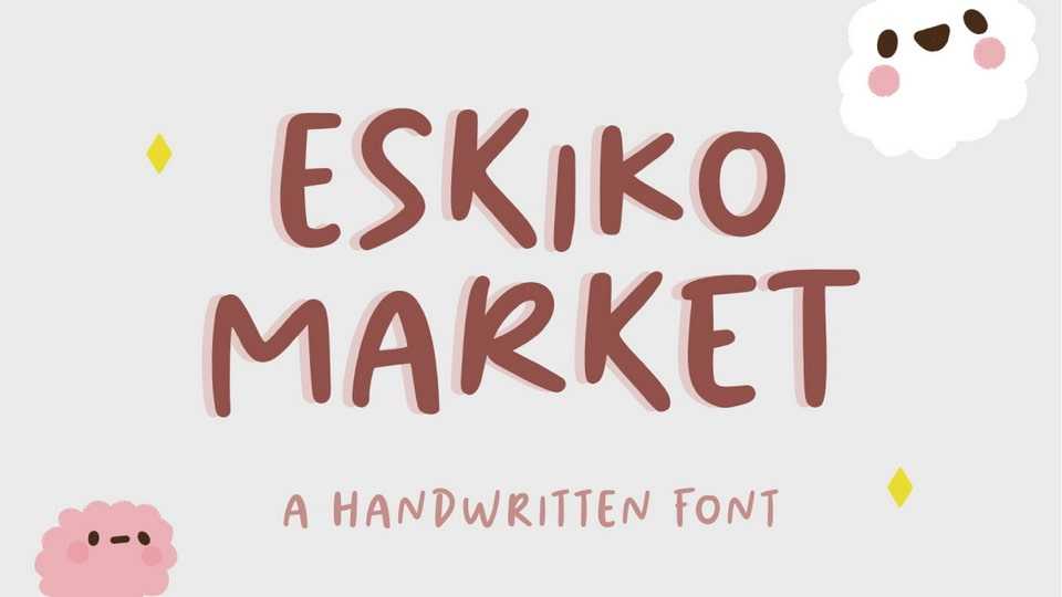 Eskiko Market Handwritten Font › Fontesk