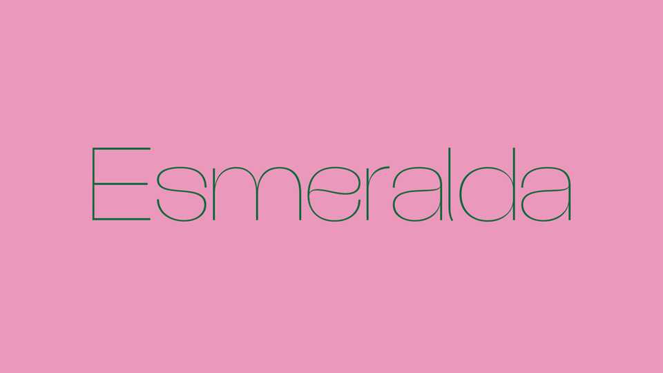 Esmeralda Font › Fontesk
