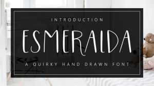 Esmeralda Handwritten Font › Fontesk