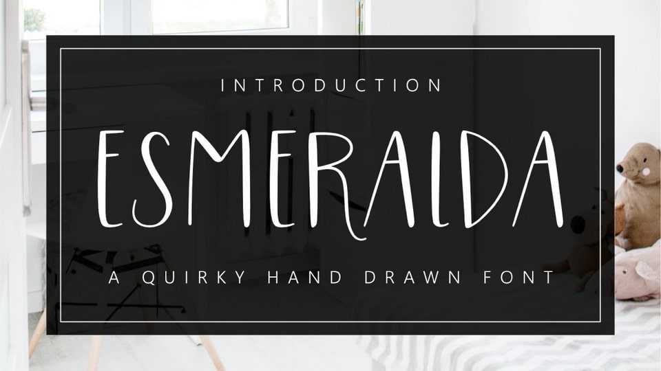 Esmeralda Handwritten Font › Fontesk