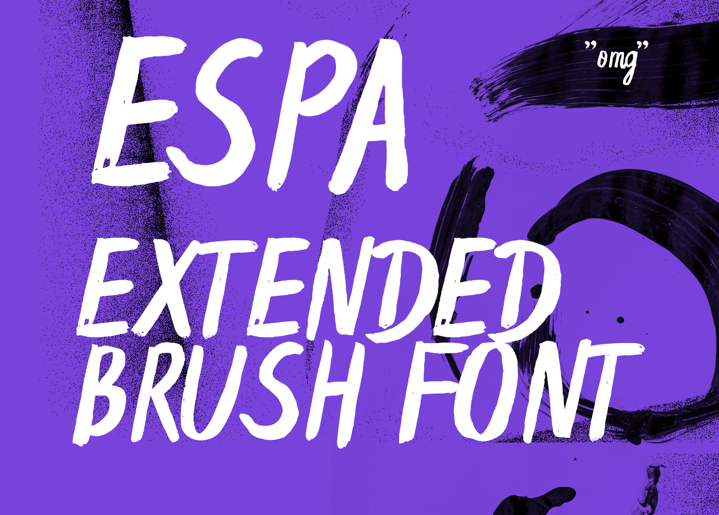 Espa Extended Brush Font