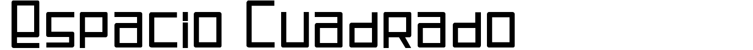Espacio Cuadrado Font