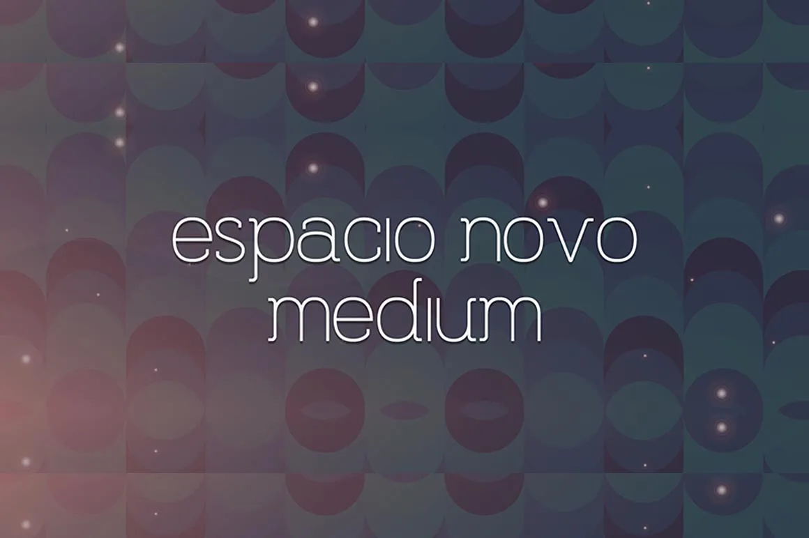 Espacio Novo Medium Font