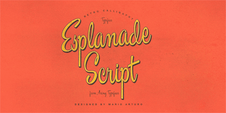 Esplanade Script font