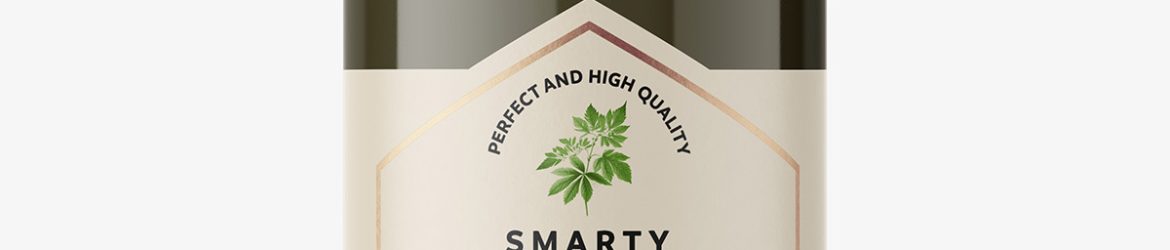 Essential oil bottle mockup / glossy