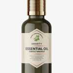 Essential oil bottle mockup / glossy - Free PSD Download Essential oil bottle mockup / glossy